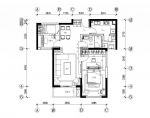 80平米兩室一廳房子戶型平面設(shè)計圖