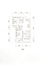 80平米兩室一廳戶型設(shè)計(jì)效果圖片