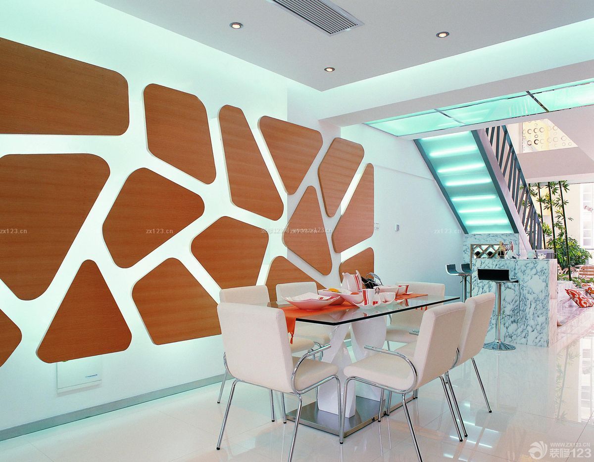 120平米房子餐厅背景墙装修设计效果图