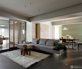 兩室一廳90平裝修 地毯裝修效果圖片