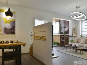 兩室一廳90平裝修 客廳隔斷圖片