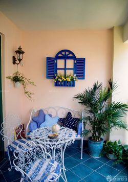 地中海风格140平房子装修设计图片大全_装修