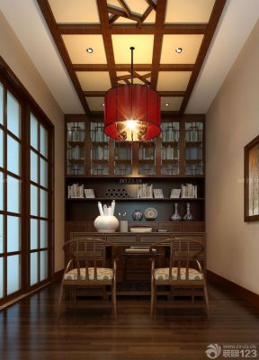 130平方米房子裝修效果圖 書房裝修圖片