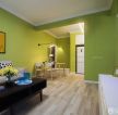 简装90平米三室一厅房屋室内纯色壁纸装修效果图片