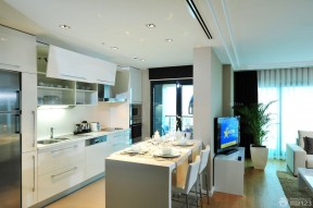 80平米小户型两室一厅装修效果图 厨房设计图