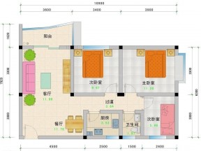 120平方三室一廳室內(nèi)平面設(shè)計(jì)圖片欣賞