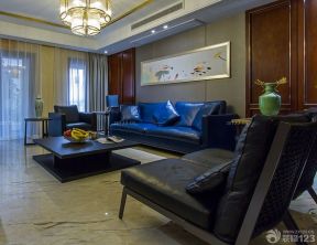90平方三室兩廳兩衛(wèi)裝修效果圖 大理石地磚裝修效果圖片