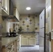 美式70平米小户型厨房橱柜装修效果图片大全