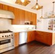 美式简约风格70平米小户型厨房装修效果图片