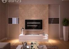 隱形門電視背景墻設計要點及裝飾方式