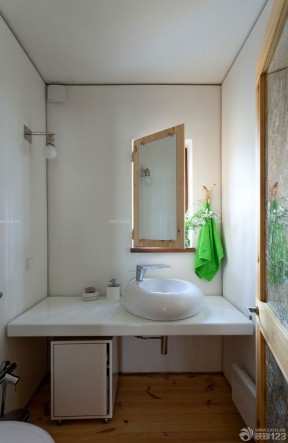 简约90平米小户型浪漫的主卧室卫生间装修效果图片
