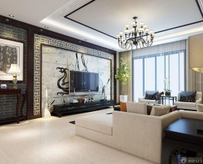 80平米小戶型電視背景墻裝修效果圖 現(xiàn)代家裝風(fēng)格