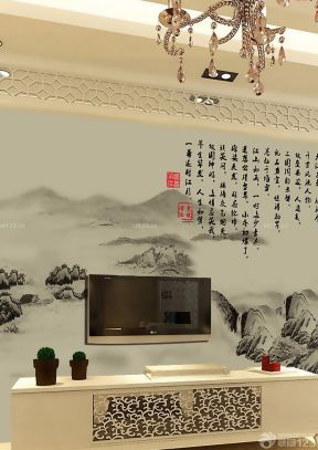 家裝電視背景墻效果圖 背景墻裝飾裝修效果圖片