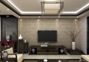 中式電視背景墻 小戶型裝修