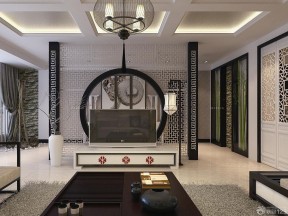 中式電視背景墻 電視背景墻造型設(shè)計