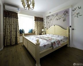 三室一廳120平米裝修圖片 臥室背景墻設(shè)計(jì)