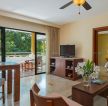东南亚风格60平米小户型客厅设计