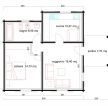 60平方小户型一居室设计平面图
