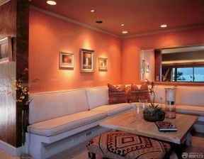 舒适60平米小户型客厅设计沙发垫装修效果图片