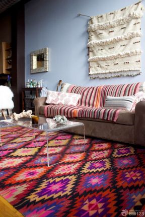 60平米小户型客厅设计 客厅地毯图片
