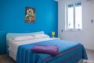 70平米小户型地中海风格床头背景墙装修效果图片