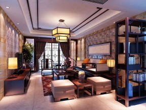 客廳背景墻設(shè)計(jì) 中式室內(nèi)裝修效果圖大全
