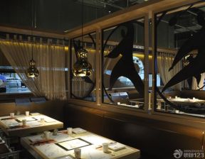 飯店裝修效果圖 剪紙窗花圖片
