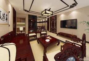 客廳背景墻圖片 簡(jiǎn)約中式風(fēng)格裝修效果圖片