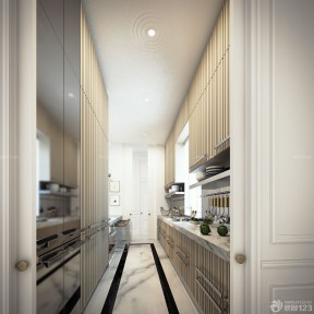 140平米三室两厅两卫装修 厨房设计图