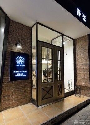 店面裝修效果圖大全2020圖片 店面門面裝修