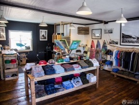 服裝店裝修效果圖 簡(jiǎn)約吊燈裝修效果圖片