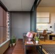 日式风格交换空间阳台设计