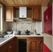 90平米小户型厨房木质吊顶装修效果图
