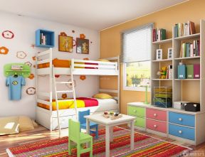 交换空间儿童房装修效果图 儿童房间布置效果图