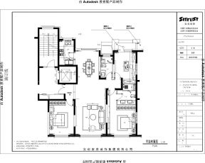 2023三居室房子户型设计图片欣赏