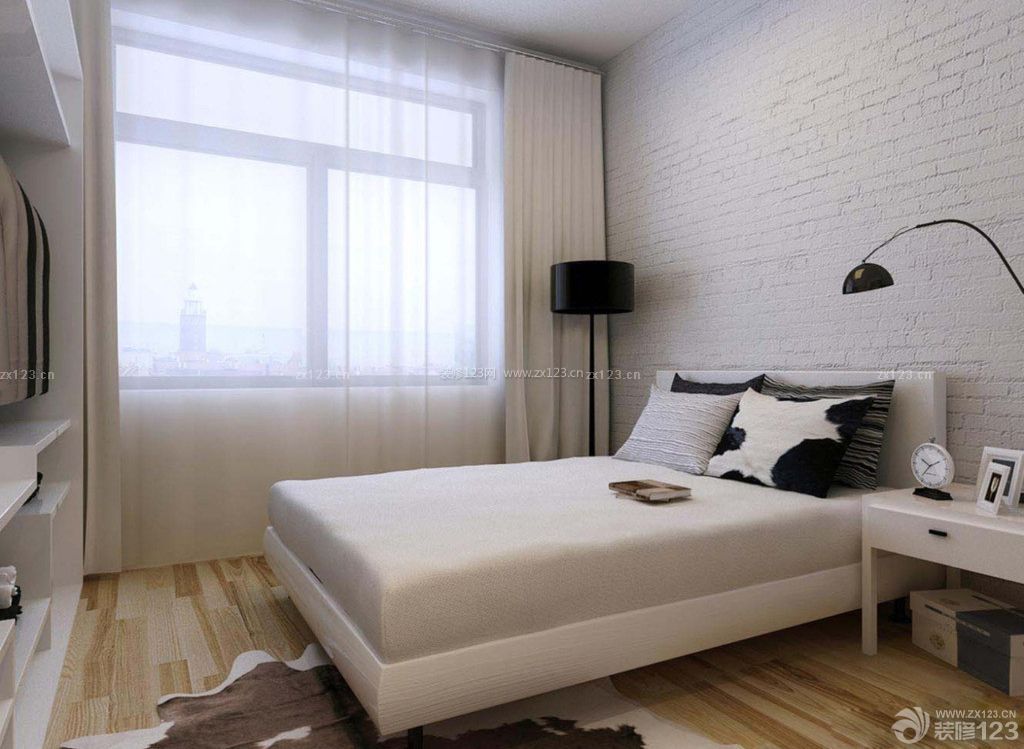 交换空间小户型卧室墙砖墙面装修效果图片