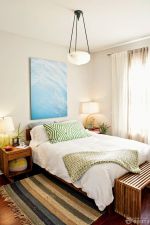 美式田园风格交换空间小户型卧室装修图片