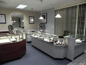 飾品店裝修圖 簡約吊燈裝修效果圖片