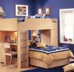 交换空间儿童房实木高低床设计图片