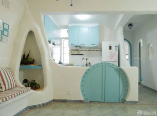 地中海风格家居设计厨房隔断门效果图片