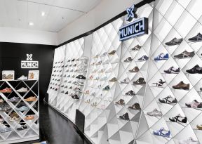 运动鞋店墙面设计装修效果图片