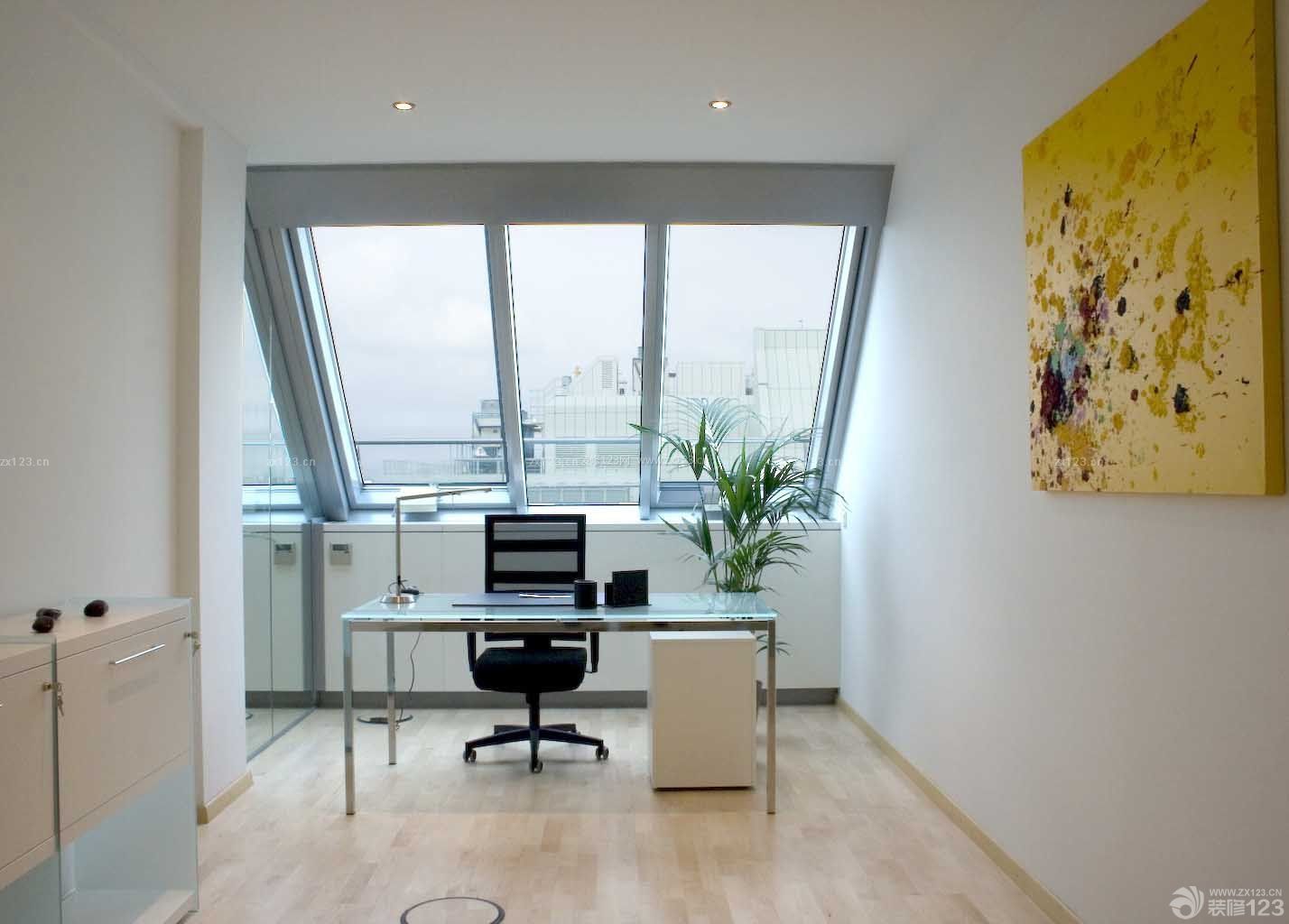 公司办公室简单室内装修设计效果图片