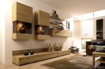 现代家装客厅简易电视柜效果图片