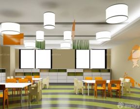 幼兒園裝修效果圖 簡約吊燈裝修效果圖片