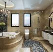 欧式别墅设计淋浴隔断装修效果图片