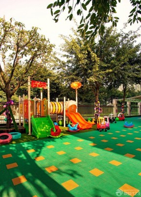 幼兒園裝修效果圖 滑梯裝修效果圖片