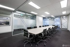 會議室背景墻效果圖 簡約會議室裝修圖