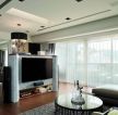 混搭家装客厅设计电视机背景墙图片