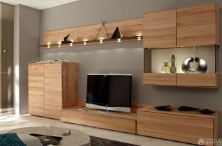 传统电视背景墙组合电视柜装饰