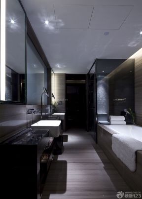 星级宾馆室内浴室装修效果图集锦